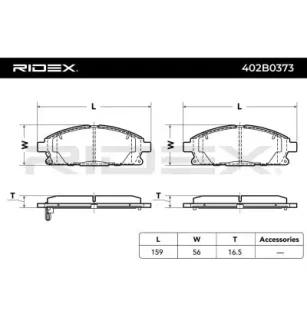 Plaquettes de frein pour ACURA, HONDA, INFINITI, ISUZU, NISSAN- 41060VE885, 41060VE886, 41060VH385