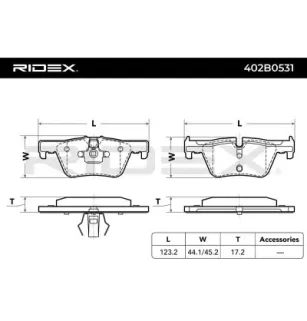 Plaquettes de frein pour BMW- 34218855013, 34206799809, 34206873093