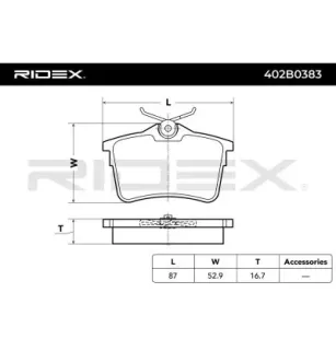 Plaquettes de frein pour CITROËN, PEUGEOT- 1668247580, 1608520480, 1623180680, 425414, 425415 425429