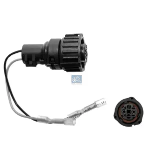 Cable adaptateur, L: 190 mm, DIN 72585, 2 poles pour Mack Mid-Liner - MAN TG-Serie - Renault C-Serie, D-Serie