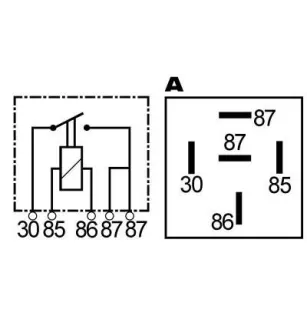 Relais 12V 40A double sortie