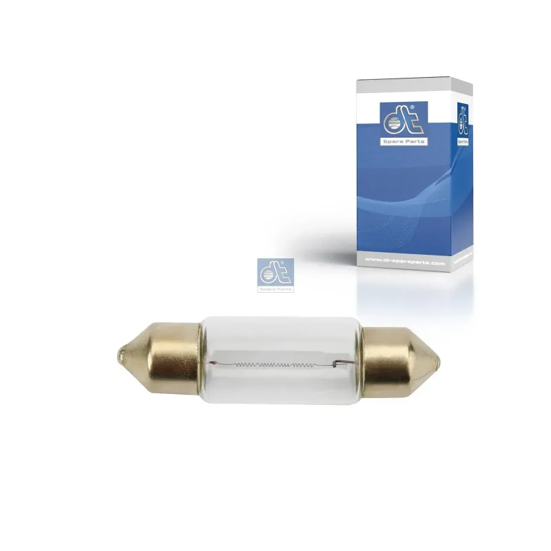 Ampoule, 24 V, C5W, 5 W, SV8,5-8, L: 36 mm pour Mack Mid-Liner - Renault C-Serie, D-Serie, G / Manager Ampoule, 24 V, C5W, 5 W, SV8,5-8, L: 36 mm pour Mack Mid-Liner - Renault C-Serie, D-Serie, G / Manager