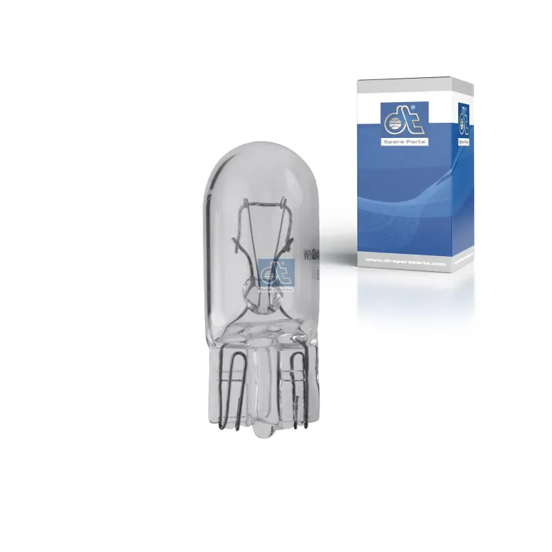 Ampoule, 24 V, W5W, 5 W, W2,1x9,5d pour DAF CF, LF, XF - Mack Mid-Liner - MAN Chassis, CLA, F 7/8/9, G/M/F 90 Ampoule, 24 V, W5W, 5 W, W2,1x9,5d pour DAF CF, LF, XF - Mack Mid-Liner - MAN Chassis, CLA, F 7/8/9, G/M/F 90