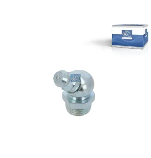 Graisseur, M10 x 1, α: 45 °, DIN 71412 B Pour Renault Kerax - Volvo VM, Construction Equipment, B9 - 7400914169 - 914169.