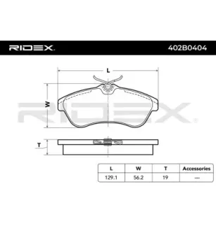 Plaquettes de frein pour CITROËN- 1611334680, 1617270280, 425237, 425372 E172282