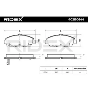 Plaquettes de frein pour HONDA, ROVER- GBP90330AF, GBP90338, GBP90338AF SFP100210EVA