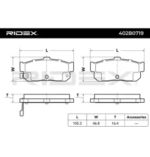 Plaquettes de frein pour INFINITI, NISSAN- 4406031U90, 4406031U91, 4406031UX2, 440604U090, 4406054C90