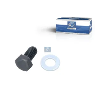 Vis avec rondelle, M8, L: 16 mm, 8.8 Pour Renault Kerax, Magnum, Mascott, Midlum, PremiumVolvo FE, FL, VM, F, N - 7400946440.