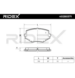 Plaquettes de frein pour MAZDA- 1U163328Z, AY040MA014, BWYH2643Z, E0Y82643Z, N0Y33323Z, N0Y33328Z