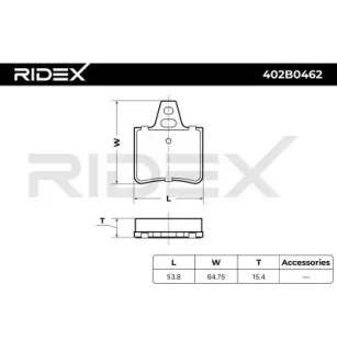 Plaquettes de frein pour CITROËN- 425172, 425183, 95650872, 95651047, 95654085, 95659642, 95666973, 95667788 E172193