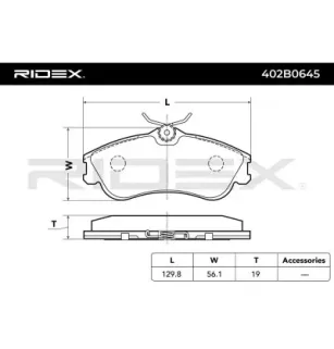 Plaquettes de frein pour CITROËN, PEUGEOT VAUXHALL- 1617254480