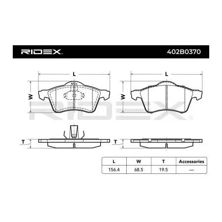 Plaquettes de frein pour VW- 7D0698151 7D0698151E