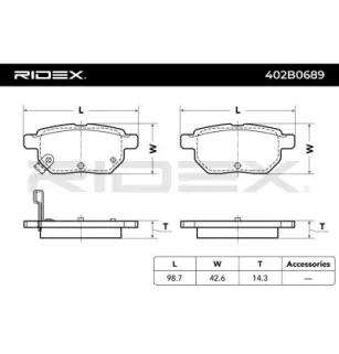 Plaquettes de frein pour BAIC, GEELY, GREAT WALL, HAVAL, JAC, LEXUS, LIFAN