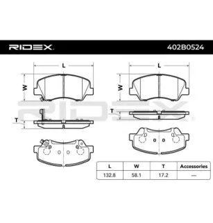 Plaquettes de frein pour HYUNDAI, HYUNDAI (BEIJING), KIA, KIA (DYK) OSCA- 22309