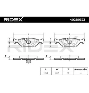 Plaquettes de frein pour SAAB VOLVO- 3342534