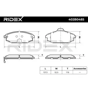 Plaquettes de frein pour HYUNDAI, KIA, MITSUBISHI- 58101M1A00, S2000100 SB000100