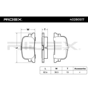 Plaquettes de frein pour BYD, GEELY, LIFAN, TOYOTA- 0446632030, 0446632040 0446647010