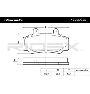 Plaquettes de frein pour VOLVO- 2177828, 271179, 2711794, 271182, 2711828, 271706, 272827, 2728277, 31261181 31261184