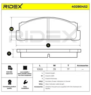 Plaquettes de frein pour AUTOBIANCHI, FIAT, FSO, LANCIA, SEAT, ZASTAVA- 4218573, 4423980 46600454