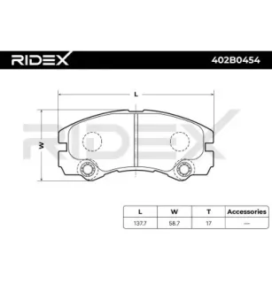 Plaquettes de frein pour ISUZU, OPEL VAUXHALL- 93173154