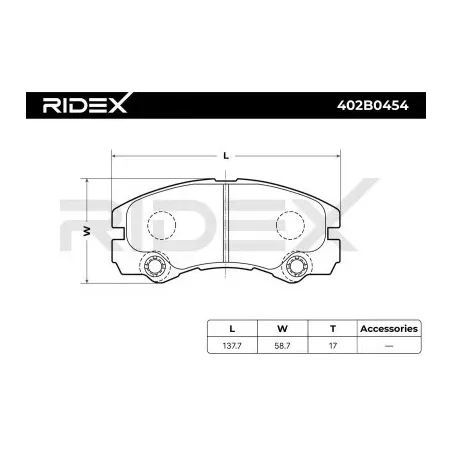 Plaquettes de frein pour ISUZU, OPEL VAUXHALL- 93173154