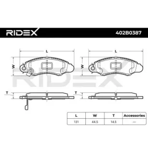 Plaquettes de frein pour SUBARU, SUZUKI- 5520080E10 5520080E10000