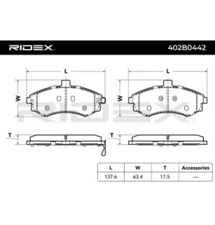 Plaquettes de frein pour EICHER, HYUNDAI, HYUNDAI (BEIJING), KIA- 581012FA00 581012FA01