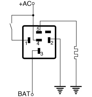 Relais temporisé lunette arrière dégivrante