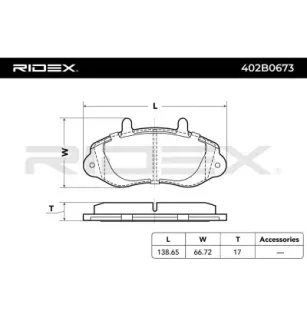 Plaquettes de frein pour OPEL, RENAULT, VAUXHALL- 09112777, 09161450, 09162600, 1605979, 4404777, 4501150, 4502797