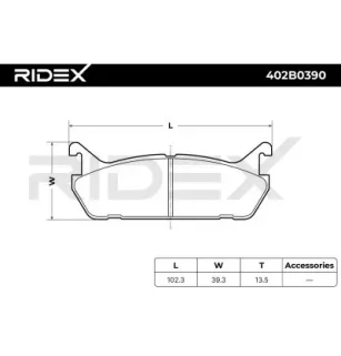 Plaquettes de frein pour DAIHATSU, MAZDA, SUZUKI- 5521070B60, 5521070B61, 5580062G00, 5580062G01, 5580062G11