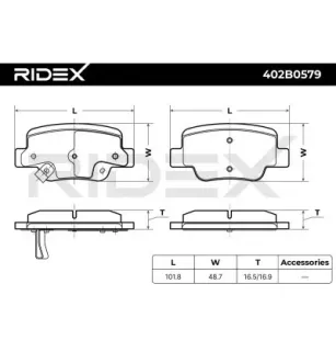 Plaquettes de frein pour TOYOTA- 044660F010, 044660F011 04466YZZE7