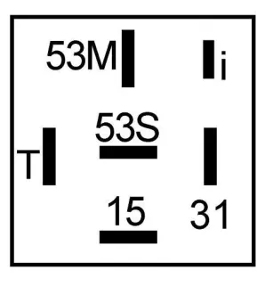 Relais essuie glace Audi VW