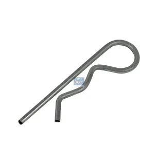 Goupille, D: 10 mm, L: 50 mm, S: 2 mm Pour Renault G/Manager, Magnum, Maxter, Midliner, C/CBH/CLM/CLR, R/Major.