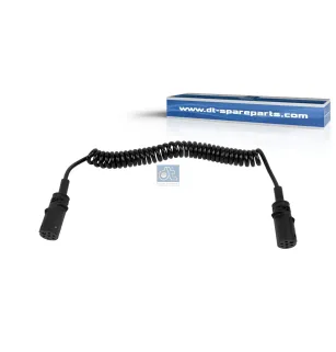 Cordon électrique, 24 V, L: 3,5 m, ISO 1185, 7 poles Pour Mack Mid-Liner - Renault C-Serie, D-Serie, G / Manager, K-Serie, Kerax