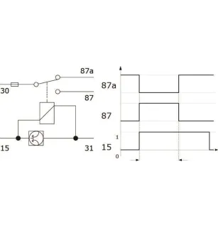 Relais temporisé universel 12V