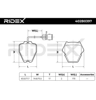 Plaquettes de frein pour AUDI- 4D0698151, 4D0698151AC, 4D0698151K, 4D0698151L, 4D0698151M, 4D0698151N, 4D0698151P