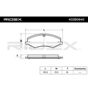 Plaquettes de frein pour EICHER, LAND ROVER- LR015578, LR016962, LR021253, LR026220, LR026221, LR032063, LR047859