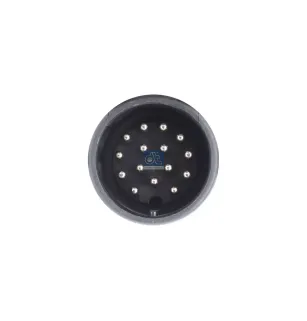 Prise, connexion à vis, 24 V, ISO 12098, 15 poles Pour Mack Mid-Liner - Renault C-Serie, D-Serie, G / Manager, K-Serie, Kerax