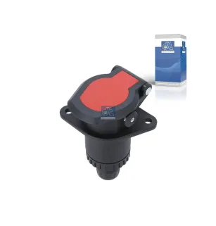 Prise, connexion à vis, 24 V, ISO 12098, 15 poles Pour Mack Mid-Liner - Renault C-Serie, D-Serie, G / Manager, K-Serie, Kerax