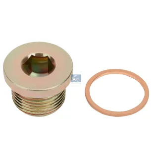 Vis de fermeture, avec bague d'étanchéité, M20 x 1,5 Pour Mercedes-Benz Actros 1, Atego - 000908020001S - N000908020001S