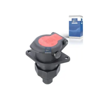 Prise, connexion à vis, 24 V, ISO 7638, 7 poles Pour Mack Mid-Liner - Renault C-Serie, D-Serie, G / Manager, K-Serie, Kerax