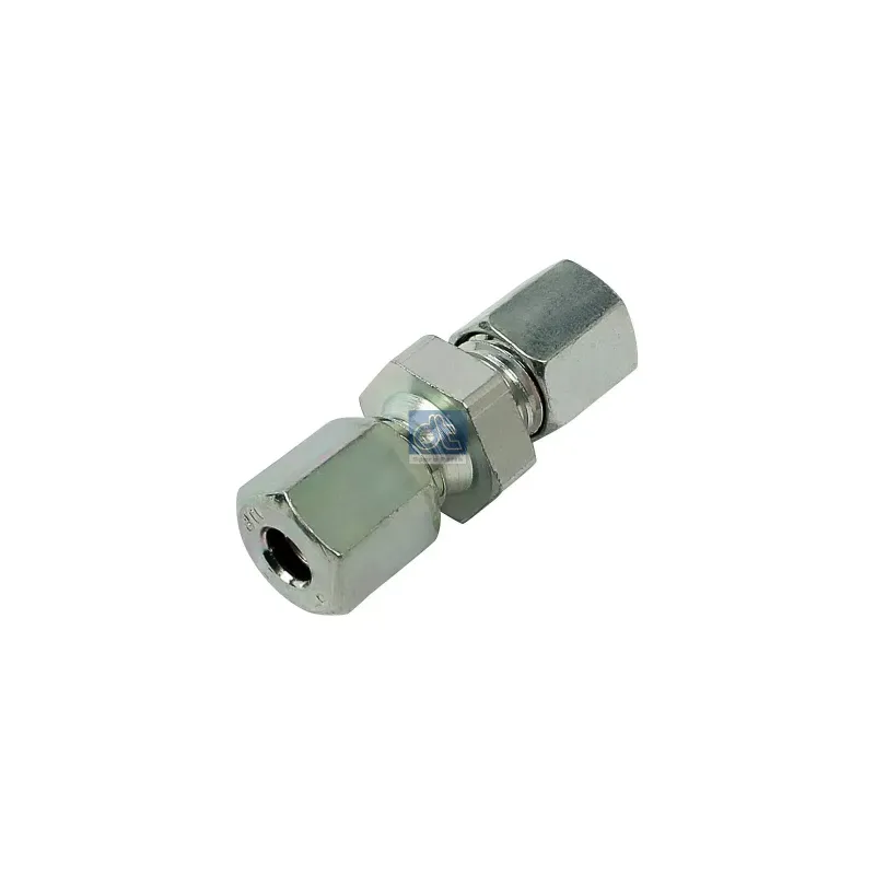 Raccord droit, d: 6 mm, SW: 14, L: 48 mm Pour Mercedes-Benz Citaro, OM 300 - (L-Serie), MK-Series (OM 400), NG-Series (OM 400)