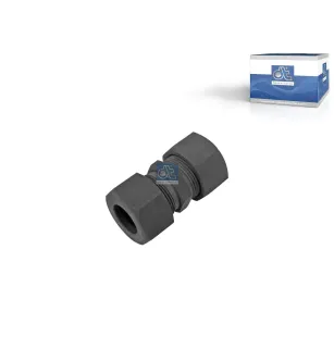 Raccord union, D: 18 mm Pour Mack Mid-Liner - Renault C-Serie, D-Serie, G / Manager, K-Serie, Kerax, Magnum, Maxity, Maxter