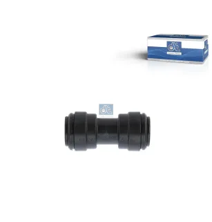 Raccord droit, plastique, D: 10 mm Pour Mack Mid-Liner - Renault C-Serie, D-Serie, G / Manager, K-Serie, Kerax, Magnum, Maxity