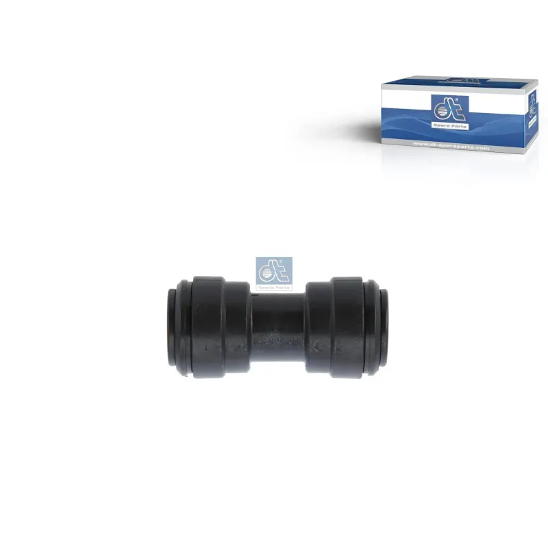 Raccord droit, plastique, D: 10 mm Pour Mack Mid-Liner - Renault C-Serie, D-Serie, G / Manager, K-Serie, Kerax, Magnum, Maxity