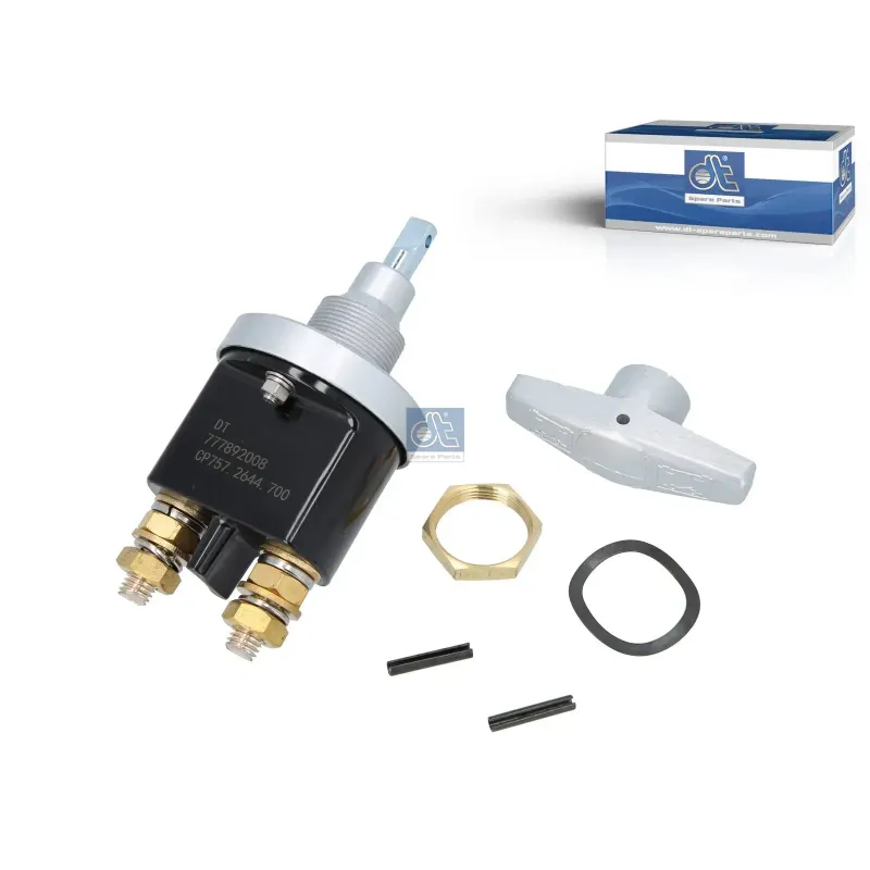 Interrupteur principal de batterie, 24 V, 250 A, M10 x 1,5 Pour Iveco Eurocargo, EuroStar, EuroTech, M, MK, Trakker, TurboStar.