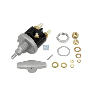 Interrupteur principal de batterie, avec raccord M6 supplémentaire, 24 V, 250 A, M10 x 1,5, M12 x 1,5 Pour Iveco EuroMover.