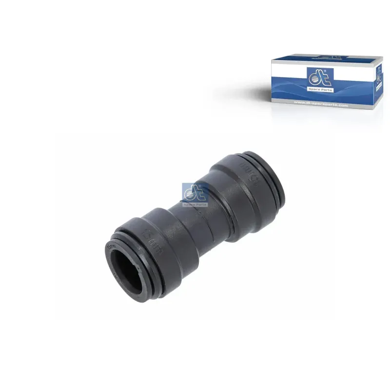 Raccord droit, plastique, D: 15 mm Pour Mack Mid-Liner - Renault C-Serie, D-Serie, G / Manager, K-Serie, Kerax, Magnum, Maxity