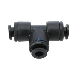 Raccord en T, plastique, D: 5 mm Pour Mack Mid-Liner - Renault C-Serie, D-Serie, G / Manager, K-Serie, Kerax, Magnum, Maxity