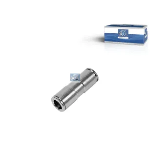 Raccord droit, D: 8 mm Pour Mack Mid-Liner - Renault C-Serie, D-Serie, G / Manager, K-Serie, Kerax, Magnum, Maxity, Maxter